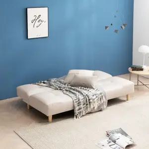 푹쉼 이지업 FPL가죽 소파베드 접이식컵홀더포함