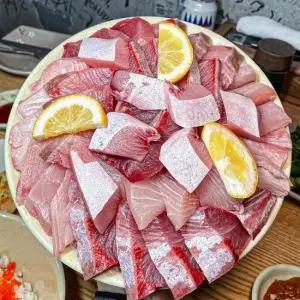 제철 자연산 9kg급 숙성회 대방어 필렛 500g 2 3인용)