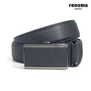 [레노마]어블릭 Satin 자동벨트 BLACK_RQSBE0009BK