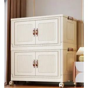 리빙박스 수납장 이동식 폴딩박스 대용량 정리함 접이식