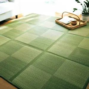 화문석 왕골 매트 여름 두께 카페트 물방울 수면용 거실