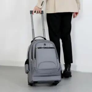 바퀴달린백팩 롤링 여행용 학생 파란색 짐가방 바퀴달린