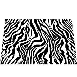 얼룩말 무늬 카페트 침실 지브라 원형 북유럽 샤기