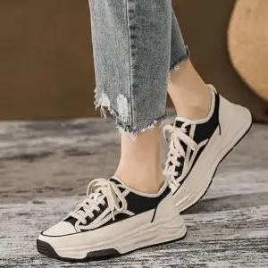 여성 스니커즈 운동화 모드 화이트 남녀공용 요가 키높이