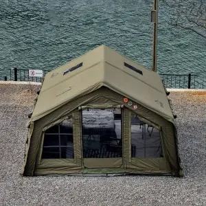 에어텐트 팽창식 캠핑 텐트 야외 통기성 자외선 차단 야영 쉼터 쿠디72 ㎡ 투인원 프리미엄