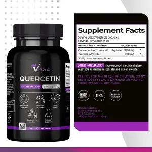 비바 라 비타민 퀘르세틴 브로멜라인 보충제 1회 제공량당 1200mg 강력함