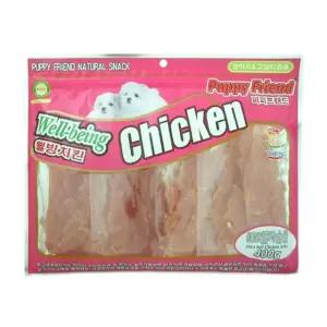 닭가슴살 간식 400g 반려견 영양 치킨 퍼피푸드 (WFJ4QDK)