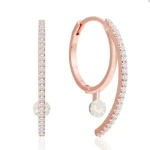 심플 트위스트 14K 금침 꽃 하트 링 스톤 (WFJ5A51)