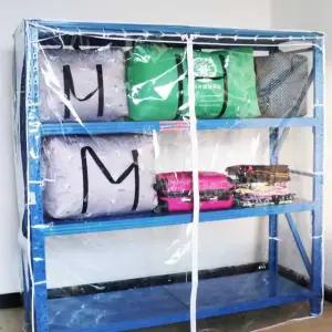 조립식 앵글선반 커버 먼지 덮개 창고 투명