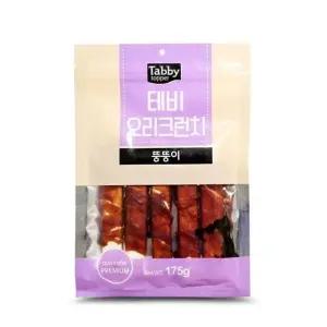 강아지 간식 뚱뚱이 오리 크런치 175g 애완견 스낵 (WFJ4PFG)