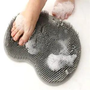 발씻는매트 실리콘 풋브러쉬 발매트 그레이 (WFJPVJP)