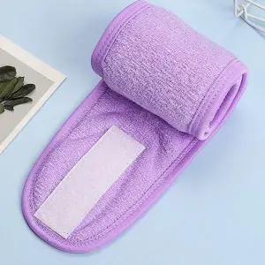 세안밴드 세수 세안 헤어밴드 퍼플 (WFJPVG8)