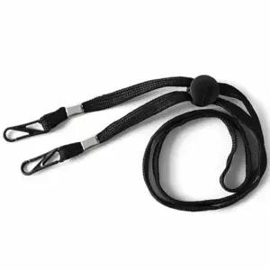 마스크 스트랩 걸이줄 검정 목걸이형 안전 마스크끈 (WFJ5FM8)