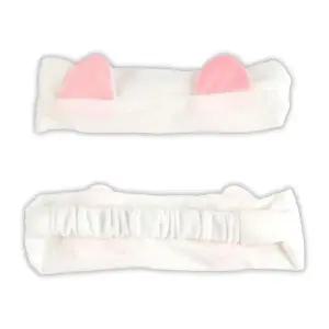 세안용 화이트 헤어밴드 세안 워시밴드 머리띠 머리정리 헤어악세서리 (WFJ6UIB)