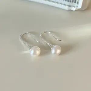 실버925 드웰리 심플 후크 진주귀걸이