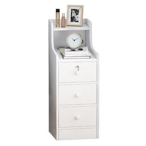 틈새장 틈새수납장 250 수납장 거실 침대옆 틈새서랍장 우드