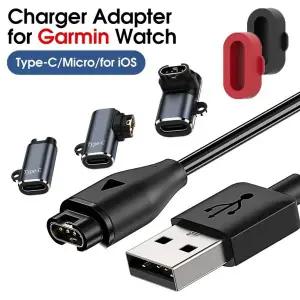 Garmin Fenix 7 S 7X 6 S 6X 시계 Forerunner 265 745 955 용 금속 충전기 어댑터 IOS Type C 용 충전 케이