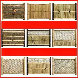 대나무 울타리 가림막 펜스 파티션 전원 야외 휀스 테라스 꾸미기 옥상 분리대 정원 난간