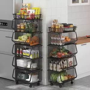 가판대 야채바구니수납 야채선반 매대 진열장 4단 매장 진열대