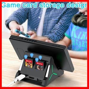 닌텐도 스위치 및 OLED용 충전 도크, 4K HDMI USB-C PD 전원 스테이션을 갖춘 휴대용 TV USB 3.0 포트 포함