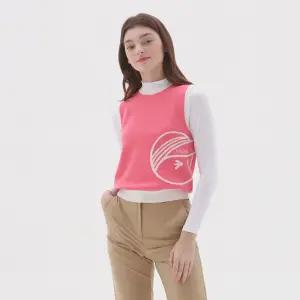 P_LABEL 플리 니트 베스트 MK2WV021_PIK