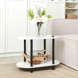 타원 선반 테이블 600 협탁 틈새 미니 사이드테이블