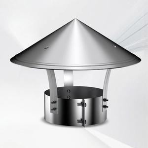 스텐연통 삿갓 화목난로 펠렛 벽난로 100 역풍방지 연도