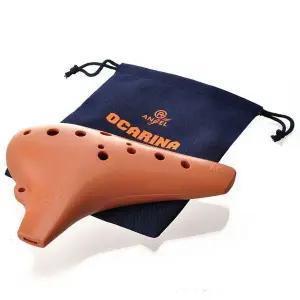 [하프클럽/]오카리나 악기 엔젤 디자인 관악기 아기자기한 도자기