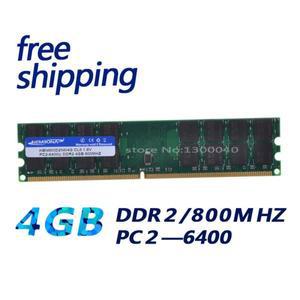 KEMBONA 베스트 퀄리티 pc 데스크탑 ddr2 4gb 800mhz pc6400 32chips/16chips 고밀도 A-M-D 마더보드 전용