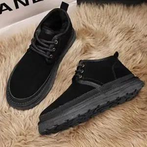 [옷자락]남성 기모 로우 앵클 워커 베이직 디자인