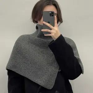 니트 목폴라 어깨 숄 넥워머 터틀넥 겨울 옆트임