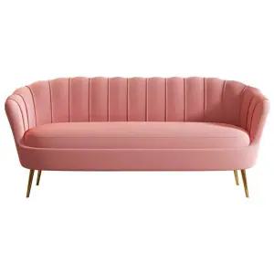 북유럽 디자인 소형 쇼파 2인용 3인용 핑크 예쁜 벨벳