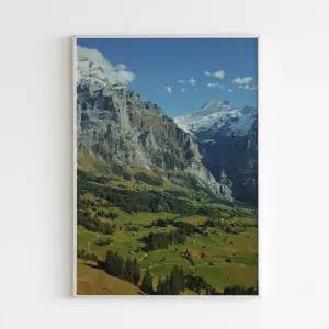 [롯데백화점]올웨이즈파인 인테리어포스터 Swiss Alps A2사이즈  포스터단품