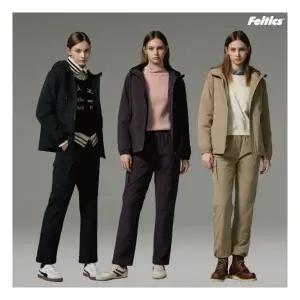 [펠틱스]펠틱스 25FW 여성 패딩 보아퍼 기모 셋업 2종 205383