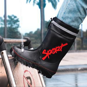 낚시우비 남성용 미끄럼 방지 장화 방수 고무 작업 진흙 농업 원예 낚시 캠프용 내구성 있는