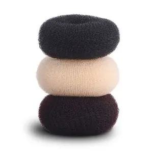 도넛모양 똥머리밴드 헤어소품 스펀지 당고머리볼 똥머리밴드