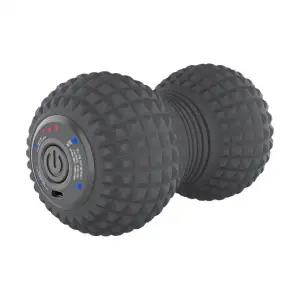 진동 마사지볼 듀얼 땅콩형 셀프마사지 무선 원버튼 강도조절 전신 통증완