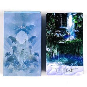 리뉴얼 타로 카드 78개의 정교 덱 오라클 영문 비전 점술 보드 게임 가족 레저 엔터테인먼트