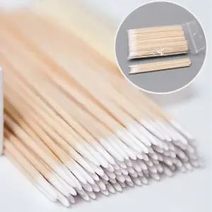 미세 면봉 이쑤시개면봉 마이크로 100p 압출 뾰족 나무 초미세 피지 틈새