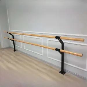 발레바 바닥 고정형 브라켓 2단바 바닥 1미터+지지대 2단 기구 2단 2개 1m