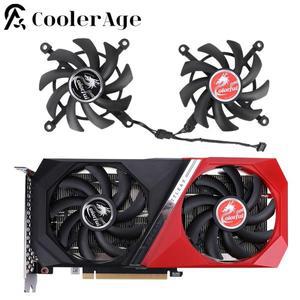 리뉴얼 85MM 쿨러 팬 교체 컬러풀 GeForce RTX 3060 Ti RTX3060 NB DUO 12G V2 L-V 그래픽 비디오 카드 쿨