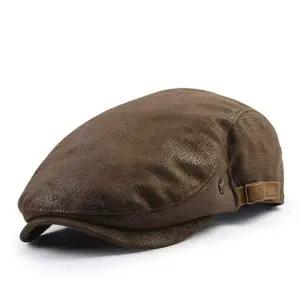 쇼미캡 국산 카페 커피숍 바리스타모자 헌팅캡 베레모 모직60대남자챙모자