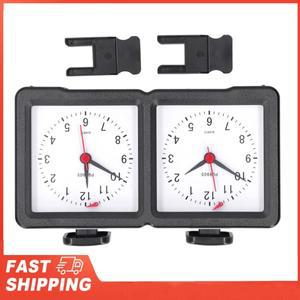 아날로그 시계 카운트 업 다운 타이머 음소거 보드 게임 경쟁 도구용 다기능 체스