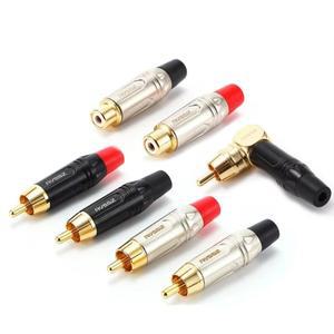 1Pcs AVSSZ SRCA-BG-2/AFRCA-R RCA 플러그 수 좌석 TV 셋톱 박스 연결 AV 케이블 용접 헤드 컴퓨터 스피커