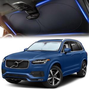 자동차 SUV 차단 선쉐이드와 99 시원하게 U2013 가방 유니버설 열을 240T 반사 차량 33 5인치 선쉐이드 트럭용 실내를 자외선과 특허 윈드실드 유지 디자인으로 수납 64인치 폴리에스터