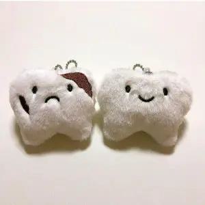 치아모양 이빨 인형 가방장식 꾸미기 WFH2482