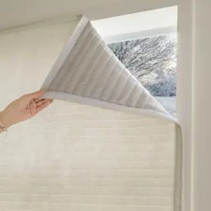 패딩커튼 누빔 방한 방풍 탈부착 거실 외풍차단 찍찍이