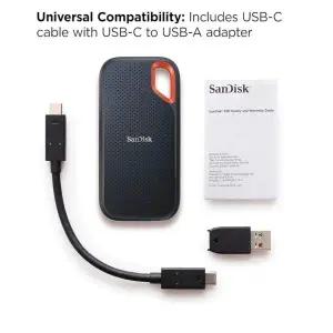 2TB 익스트림 휴대용 SSD 솔리드 스테이트 드라이브[세금포함] [정품] - up to 1050Mb/S, USB-C, USB 3.2 G
