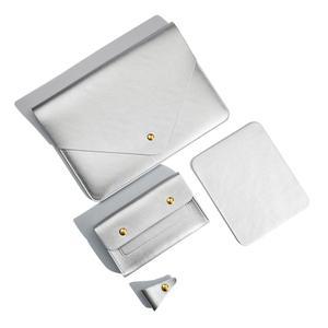 [미국배송] 2024년형 13인치 맥북호환 에어 M3 A311 13개 프로 M2 서피스 3 4 5 6 7 소형 파우치 마우스 패드 및 코드 홀더 색상 실버와 호환되는 벤팬 노트북 슬리브