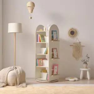 CP101 전면 책꽂이 5단 회전책장 1color